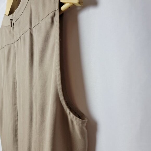 BCBGMaxAzria Ridley Khaki Asymmetric Jumpsuit - Beautiful - Picture 10 of 13